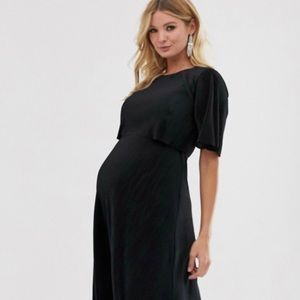 ASOS DESIGN Maternity Nursing crop top midi dress